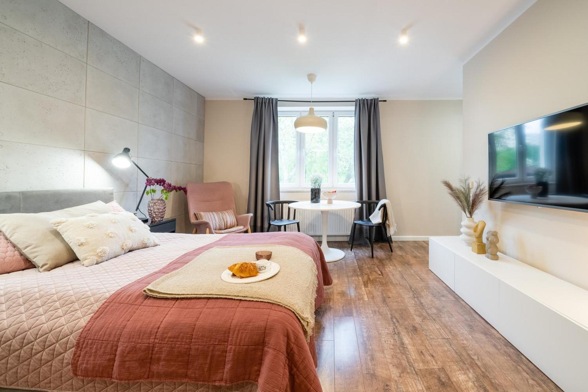 Apartamenty Stara Warszawska 43 Olsztyn  Oda fotoğraf