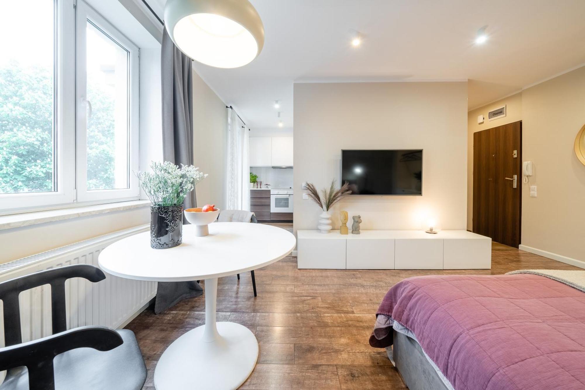 Apartamenty Stara Warszawska 43 Olsztyn  Oda fotoğraf