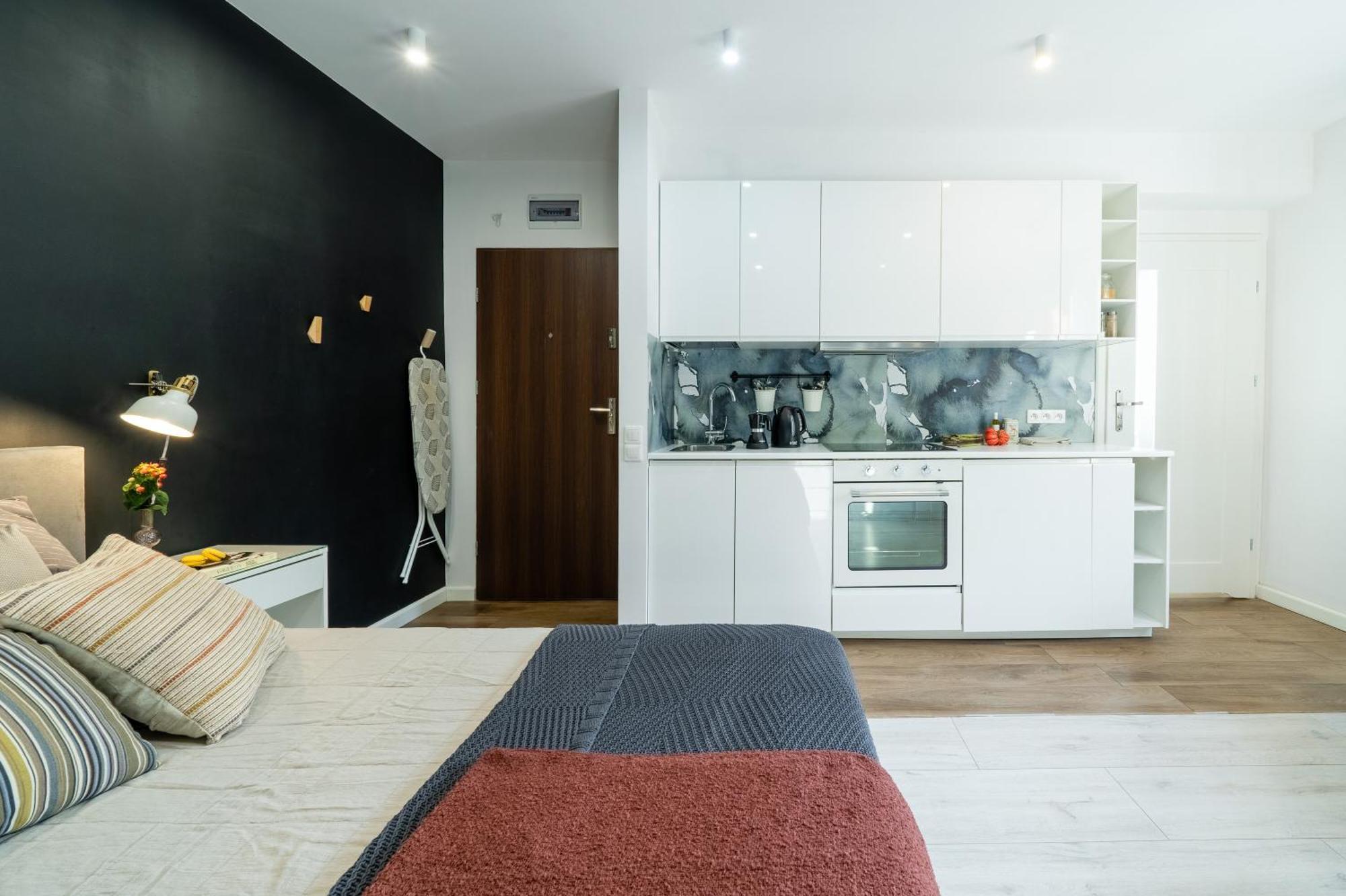 Apartamenty Stara Warszawska 43 Olsztyn  Oda fotoğraf