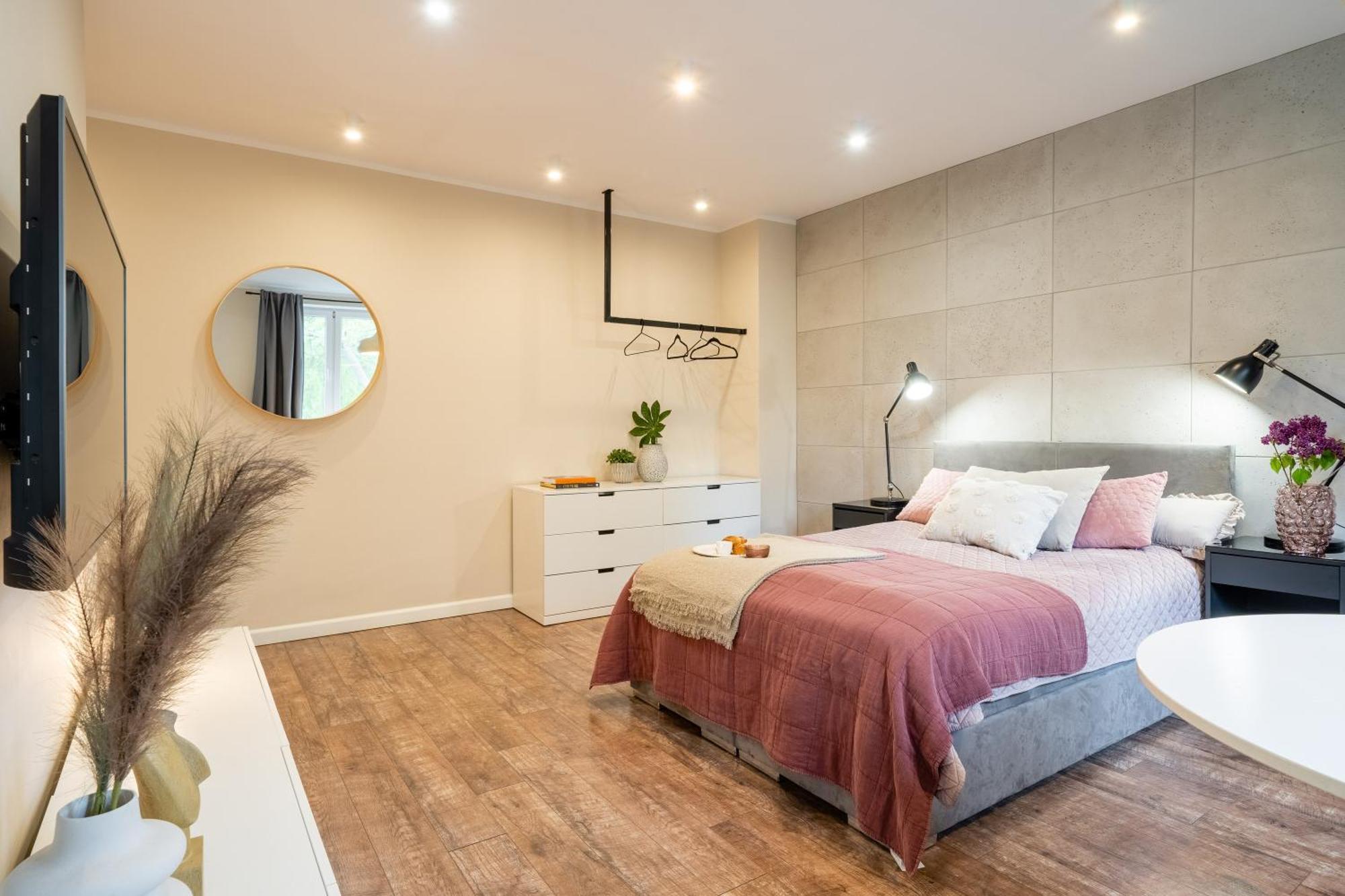 Apartamenty Stara Warszawska 43 Olsztyn  Oda fotoğraf