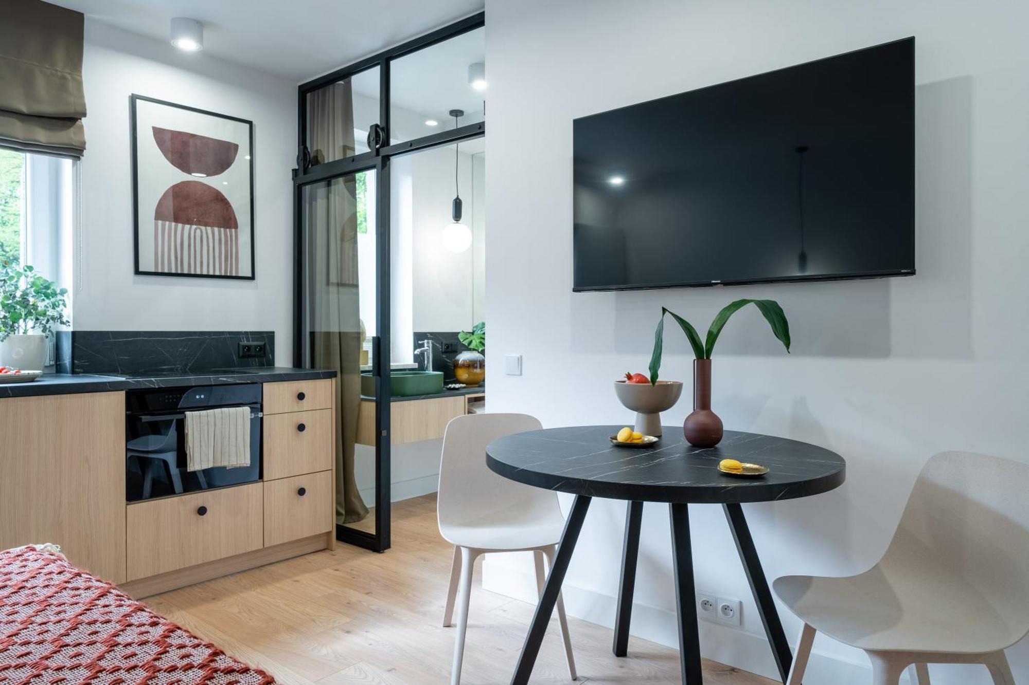 Apartamenty Stara Warszawska 43 Olsztyn  Oda fotoğraf