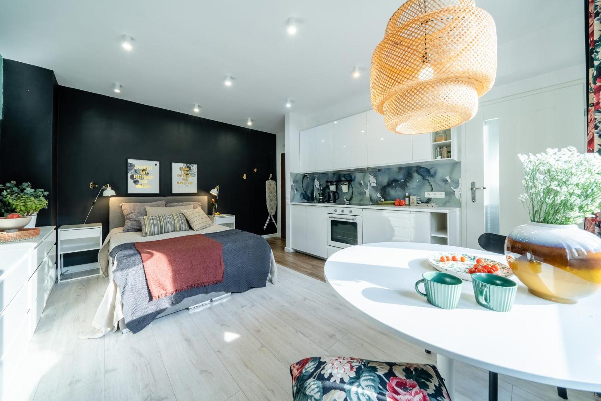 Apartamenty Stara Warszawska 43 Olsztyn  Oda fotoğraf