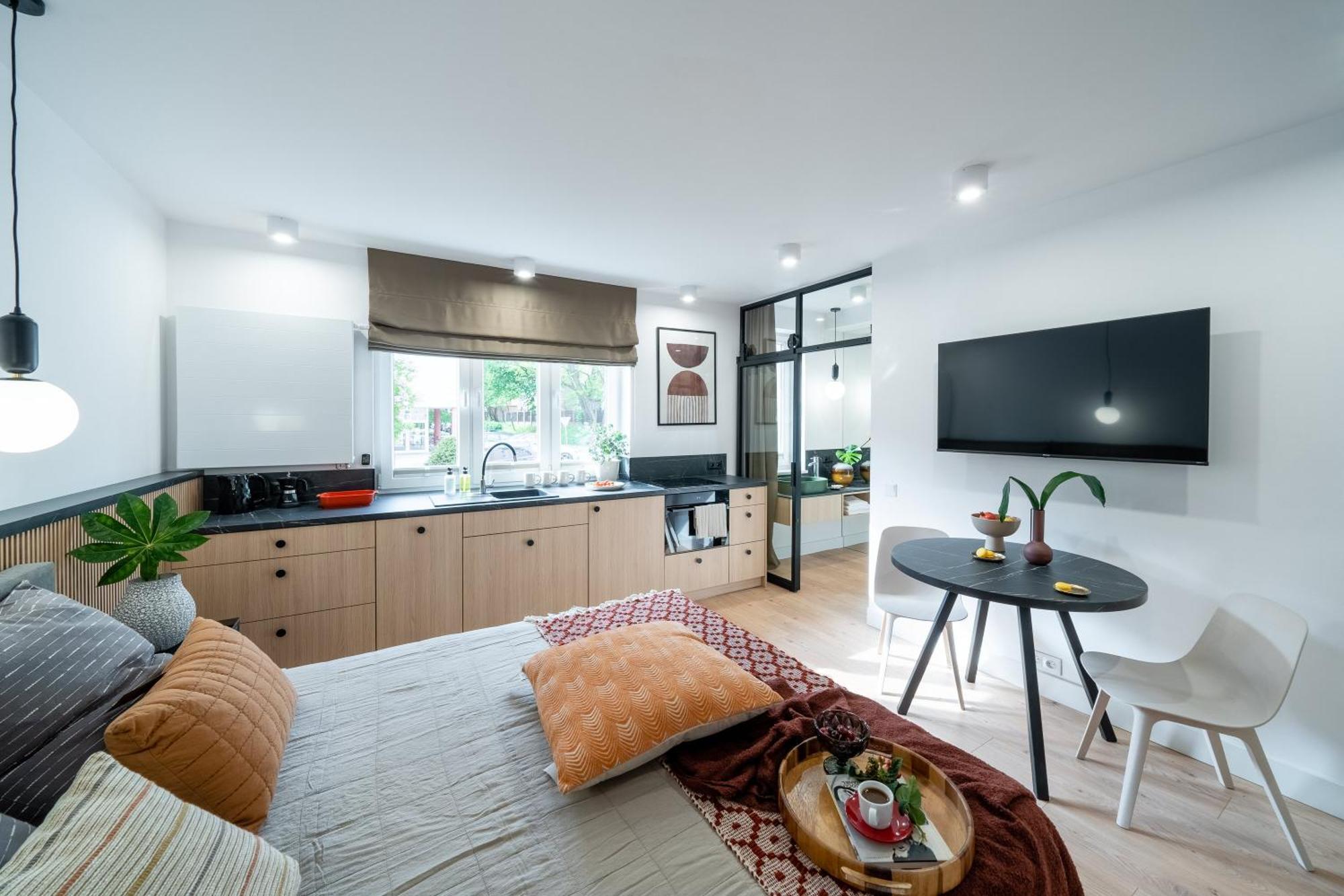 Apartamenty Stara Warszawska 43 Olsztyn  Oda fotoğraf